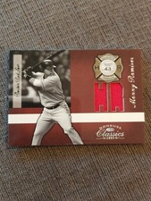 2005 Donruss Classics Home Run Heroes Manny Ramirez GU Jersey /43