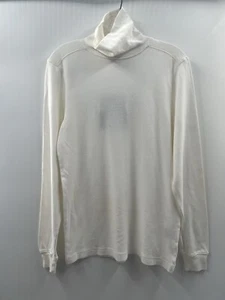 Camiseta REI Mujer’s Manga Larga Algodón Tejido Cuello Alto Marfil Talla Pequeña Nueva con Etiquetas - Imagen 1 de 11