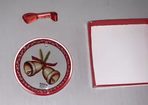 KOSTA BODA by Olle Brozen CHRISTMAS BELLS Ornament NEW - Picture 1 of 4