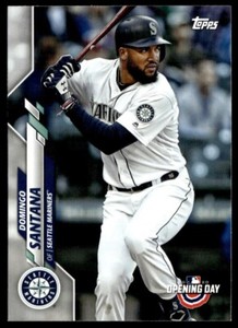 2020 Topps Opening Day Domingo Santana Seattle Mariners #8