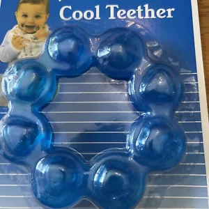 Anillo mordedor Baby King azul relleno de agua 0-18 meses juguete calmante para masticar sin BPA - Imagen 1 de 5