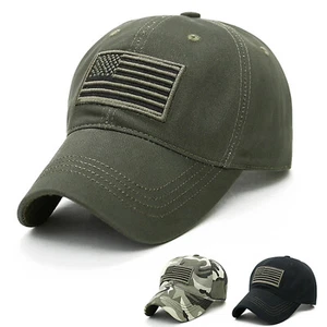 Herren Stickerei Camouflage Armee Militär Baseball Kappe Outdoor Trucker Sonnenhut - Bild 1 von 9