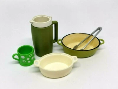 Japan Sylvanian Families CUCINA VASSOIO BIANCO-VERDE casa delle bambole minia... - Immagine 1 di 4