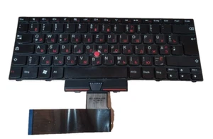 Tastatur QWERTZ mit kyrillischen Aufklebern für Lenovo thinkpad Edge 15 - Bild 1 von 2