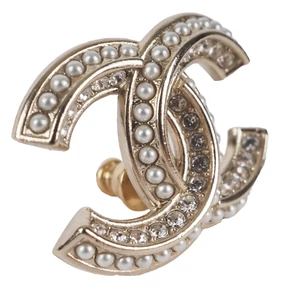 CHANEL B20 A CC Stud Perlen Ohrringe Luxus Designer Modeschmuck OP: 680 € - Bild 1 von 7