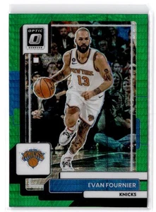 2022-23 Donruss Optic Evan Fournier #33 Hyper Green New York Knicks - Picture 1 of 2