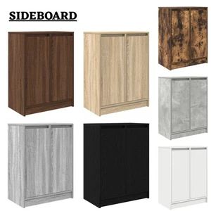 Modern Sideboard Side Cabinet Kitchen Storage Cupboard Engineered Wood vidaXL - Picture 1 of 64