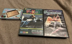 SEGA MEGA DRIVE - GYNOUG & F1 CIRCUS MD - JAPANESE (NTSC-J) Boxed & HONEY BEE - Picture 1 of 11