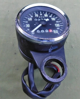 VINTAGE NORTON COMMANDO MOTORCYCLE SPEEDOMETER & CASE VEGLIA ROADSTER INTERSTATE - Image 1 of 4
