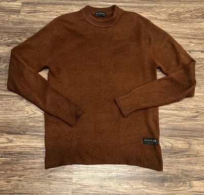 Suéter Scotch & Soda Talla L En Marrón Tabaco Cuello Redondo Pullover Alta Costura Foto 1 de 4