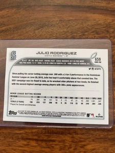 Julio Rodriguez Short Print Variation 2022 Topps Series 2 Baseball SP 659 - Bild 1 von 2