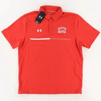 Рубашка поло лакросс Under Armour Boston University красная мужская L - Изображение 1 из 4