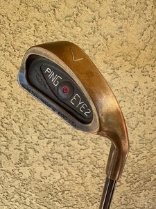PING EYE 2 RED DOT BECU 7 IRON - FENWICK WORLD CLASS REGULAR FLEX GRAPHITE SHAFT - Picture 1 of 4
