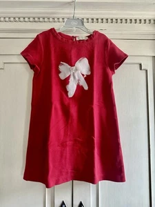 Zara Girl's Casual Collection Crew Neck Short Sleeve Red Top Sz 11-12 - Picture 1 of 10