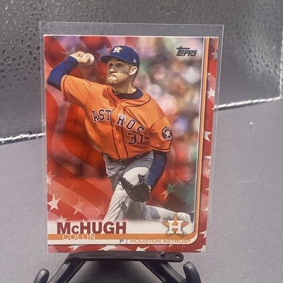 2019 Topps Collin McHugh Independence Day Parallel #48/76 - Image 1 of 2