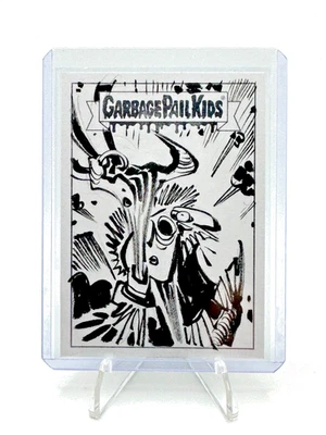 Garbage Pail Kids Sketch 1/1 Rare Topps 2024 silver original GPK sketch card - Image 1 of 3