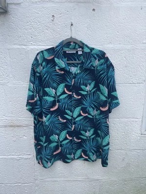 Vintage 90s Cubavera Tropical Design Hawaiian Shirt Fruity And Vibrant, XXXL - Image 1 of 4