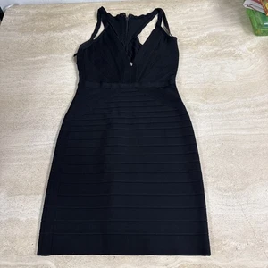 Herve Leger Bandagenkleid schwarz figurbetont Größe S - Bild 1 von 7