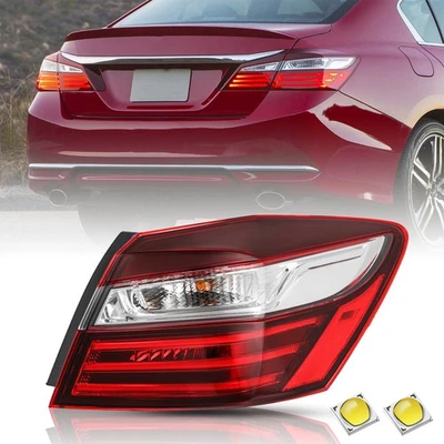 For 2016-2017 Honda Accord Rear Outer Passenger Side Tail Light Brake Lamp - Image 1 of 4