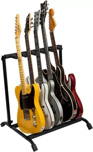 Rok-It Multi Gitarrenständer Rack mit klappbarem Design; hält bis zu 5 Gitarren NEU - Bild 1 von 4
