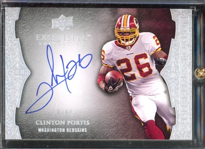 2009 Upper Deck Exquisite CLINTON PORTIS #E-CP Endorsements Silver Auto /60 - Image 1 of 2