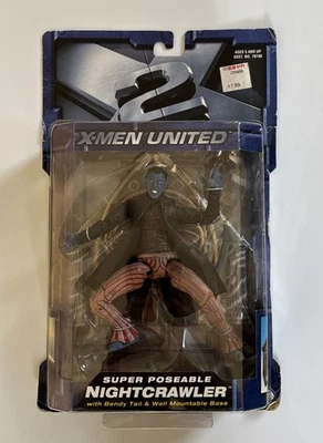 Marvel Rare 6" X2 X-Men United NIGHTCRAWLER w/Bendy Tail & Mountable Base MOC - Image 1 of 4