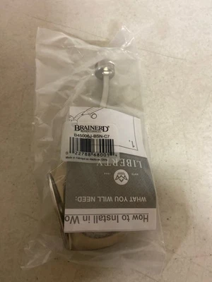 Gancho para abrigo y sombrero Franklin de latón B45006J-BSN-C7 níquel satinado de 2 puntas (paquete de 1) Foto 1 de 2