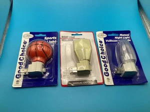 3 New Manual On/off Night Lights 1 Basketball - Picture 1 of 4