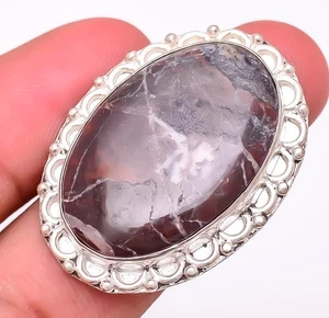 Cappuccino Jasper Gemstone Silver Plated Jewelry Ring 9.5 (10834) S2096 T8644 - Picture 1 of 4