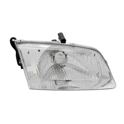 Faro lado pasajero para Mazda 626 2000-2002 | Lente transparente | Plástico halógeno Foto 1 de 4