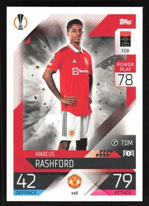 2022-23 Topps Match Attax UEFA Champions / Europa League #116 Marcus Rashford - Bild 1 von 2