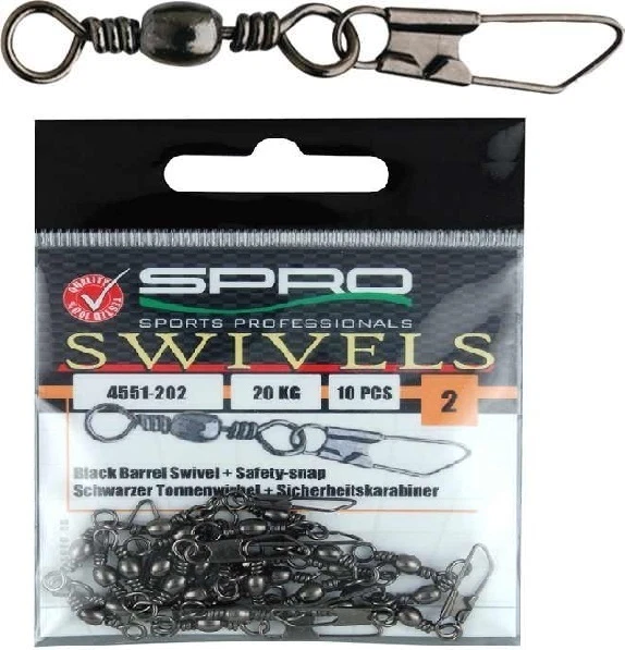 BARREL - SAFETY SNAP Tönnchenwirbel mit Karabiner von Spro - Bild 1 von 1