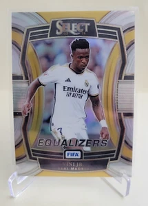2023-24 PANINI SELECT FIFA VINI JR. EQUALIZERS SILVER PRIZM #12 REAL MADRID - Picture 1 of 2