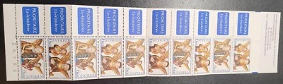 Estampillas de Suecia — Bkt — 1997, ángeles del retablo, iglesia de Litslena #2260a — MNH Foto 1 de 2