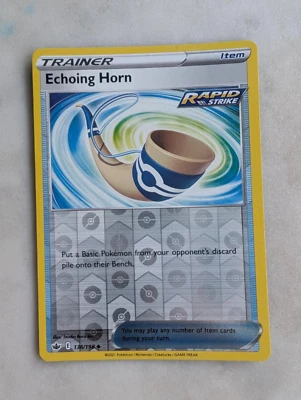 Echoing Horn 136/198 Reverse Holo - 2021 - Chilling Reign - Image 1 of 2