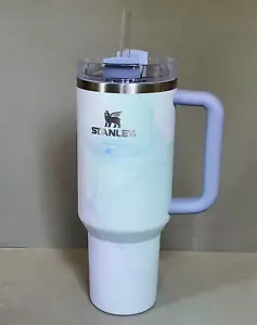 Bicchiere Stanley Quencher H2.0 Flowstate tazza di paglia 40 oz acquerello crepuscolo usato in ottime condizioni raro - Foto 1 di 7
