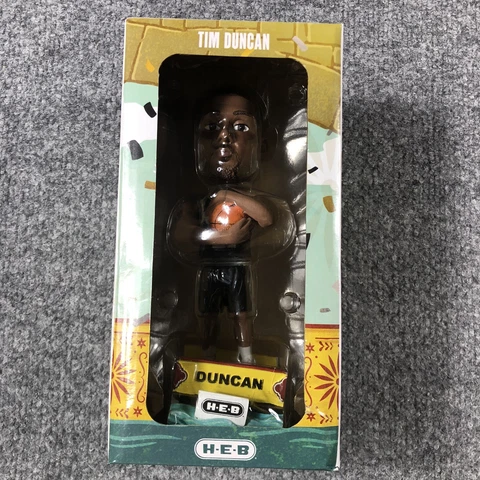 NEW Authentic San Antonio Spurs Tim Duncan 2022 Bobblehead 50th Anniversary Cover