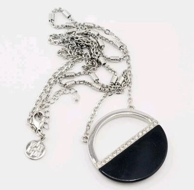 WHBM 34" Collar Colgante Cadena Larga Circonita Cúbica Elegante Moda Joyería Foto 1 de 4