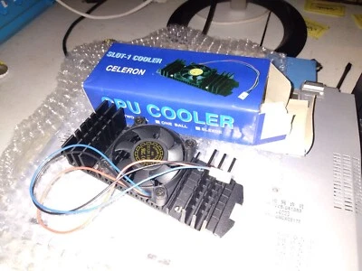 Yate Loon DS50SM-12AS DC12 Slot 1 SEPP Celeron Heatsink/Fan - Image 1 of 3