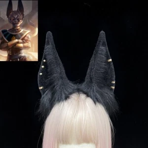 Beerus Cosplay Hakaishin Gods Of Destruction Anubis Wolf Dog Ears Hairhoop - Picture 1 of 4