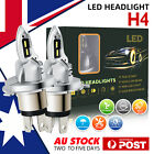 Modigt H4 Led Headlight Globes Kit Hi/Low Beam 72W 1400Lm 300% Brighter White Au