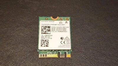 Dell Latitude 5289 12.5” 2-in-1 Laptop Wireless WiFi Card 8265NGW 0VC27V 7594 - Image 1 of 2