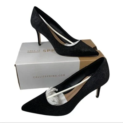 Call It Spring Fririen Black Pointed Toe Pump 8.5 - Image 1 of 4