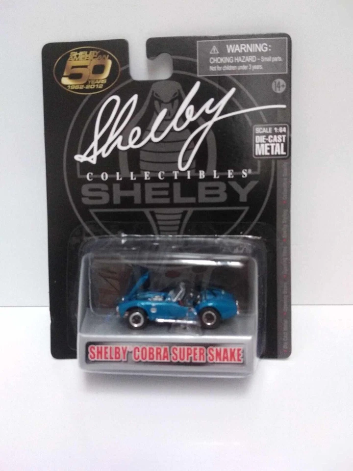 SHELBY COLLECTIBLES - SHELBY COBRA SUPER SNAKE 1/64 (Blue Metallic) 16403P (B1) - Image 1 of 1