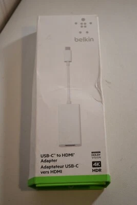 OEM Belkin USB-C to HDMI Adapter Dolby Vision 4K HDR - Image 1 of 4