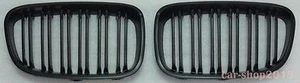 Front Kidney Grille M-Tech Style Matte Black For BMW 1 Series F20 F21 2011-14 - Picture 1 of 1