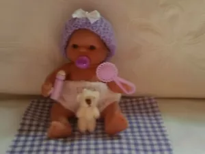5 inch Berenguer Doll Clothes / Miniature Reborn Doll (doll not included) - Picture 1 of 4