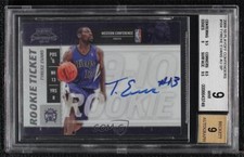 2009-10 Playoff Contenders Rookie Ticket Tyreke Evans #104 BGS 9 MINT Auto RC
