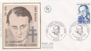 FRANCE 1979 FDC ANDRE MALRAUX YT 2032B - Bild 1 von 1