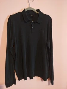 Hugo Boss Polo Noir. Taille XL. Homme Authentique - Imagen 1 de 6
